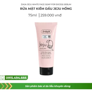 Rửa mặt kiềm dầu Jeju Hồng