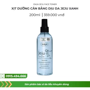 Xịt dưỡng cân bằng dịu da Jeju Xanh