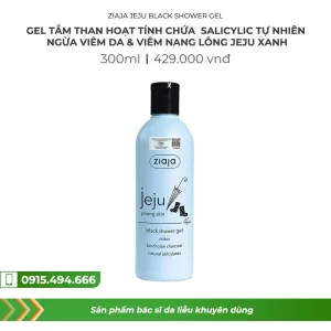 Gel tắm Than hoạt tính Jeju Xanh