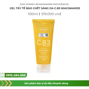 Gel tẩy tế bào chểt sáng da C.B3 Niacinamide