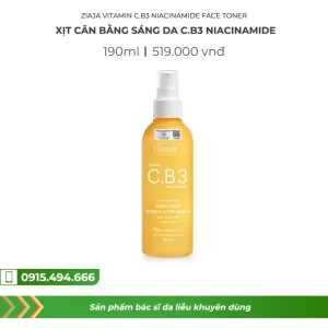 Xịt cân bằng sáng da C.B3 Niacinamide
