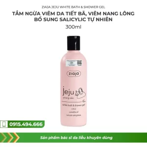 Tắm ngừa viêm da tiết bã, viêm nang lông bổ sung Salicylic tự nhiên